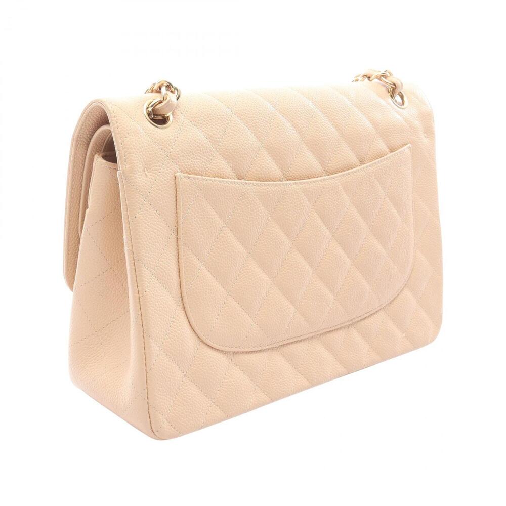 Chanel 30 Classic Large Double Flap Shoulder Bag/Handbag, Caviar Leather (Gra... - Picture 2 of 11